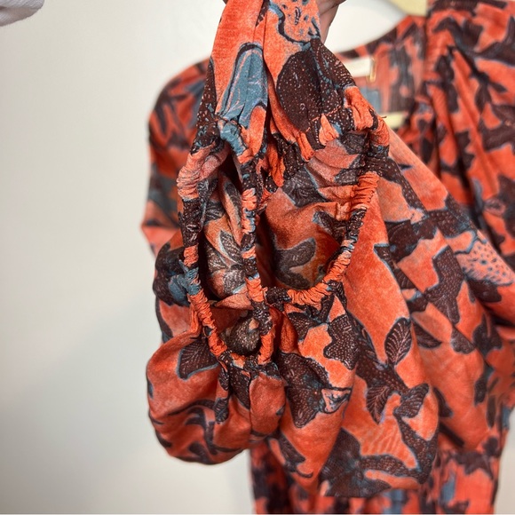 New Ulla Johnson Sefia Long-Sleeve Pleated Mini Dress, Size 4 - Picture 10 of 16